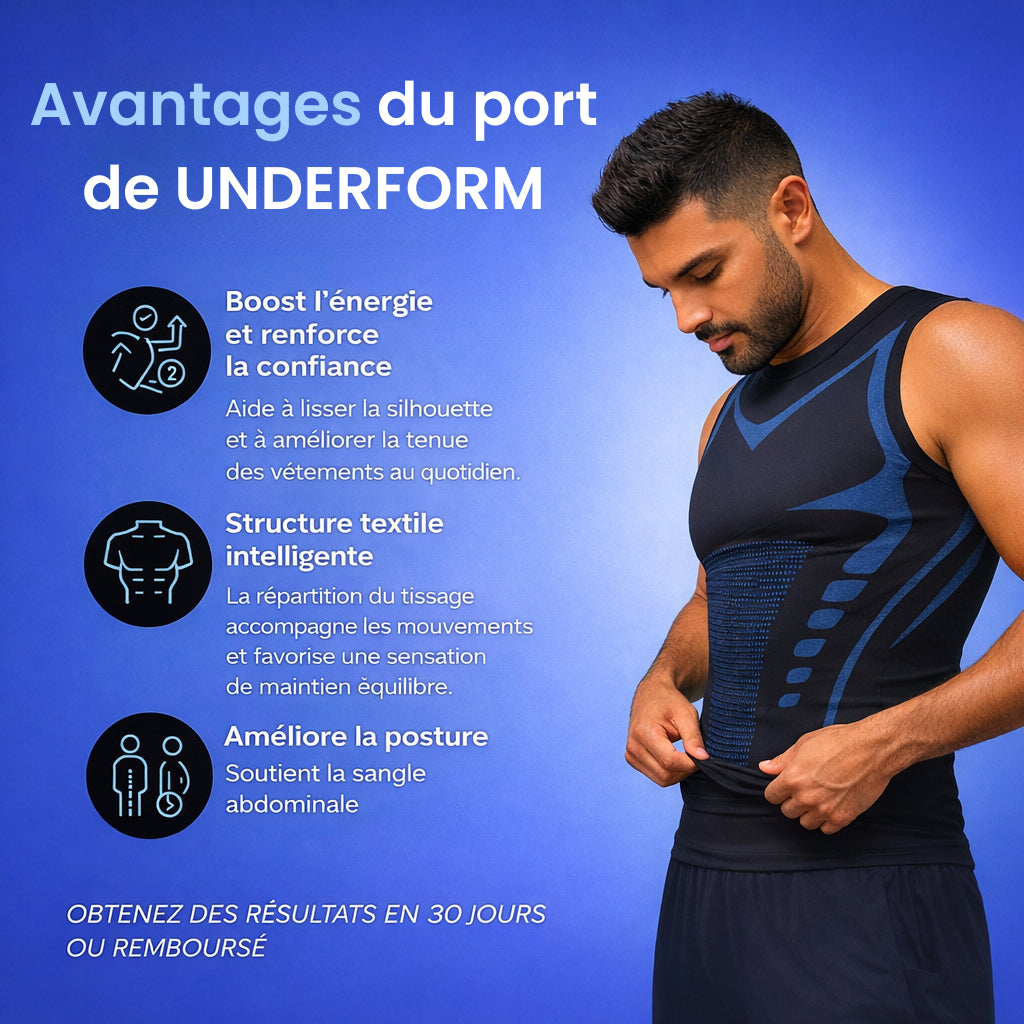Underform® 2.0 | Améliore ta posture, affine ta silhouette, change ton allure